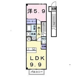 モンブラン　Ｂの物件間取画像